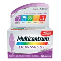 MULTICENTRUM DONNA 50+ multivitaminico multiminerale completo per donne oltre 50 anni 30 Compresse