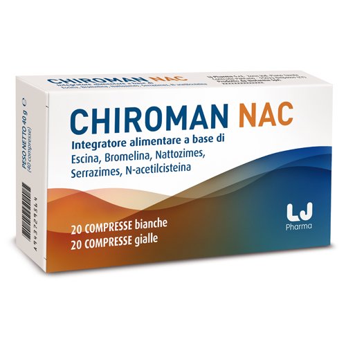 CHIROMAN NAC integratore per la fertilità 20 compresse +20 compresse 