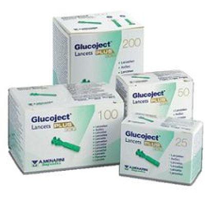 GLUCOJECT LANCETS PLUS G33  50PZ