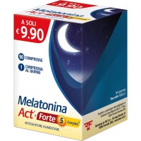 MELATONINA ACT 1MG + MELATONINA ACT Forte 5mg Complex 90 compresse