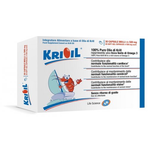 KRIOIL integratore di Krill 30 capsule 500mg