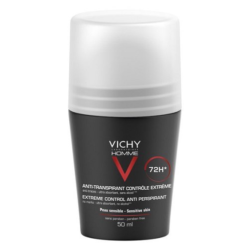 VICHY HOMME Deodorante antitraspirante lunga durata 50ml roll-on
