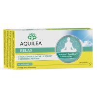 AQUILEA RELAX integratore naturale per favorire il rilassamento e il sonno 24 capsule scade 31-01-2025