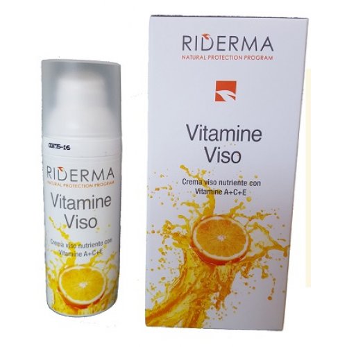 Riderma Vitamine Viso per una pelle rigenerata e sempre tonica e luminosa 50 ml con Prezzo Promo