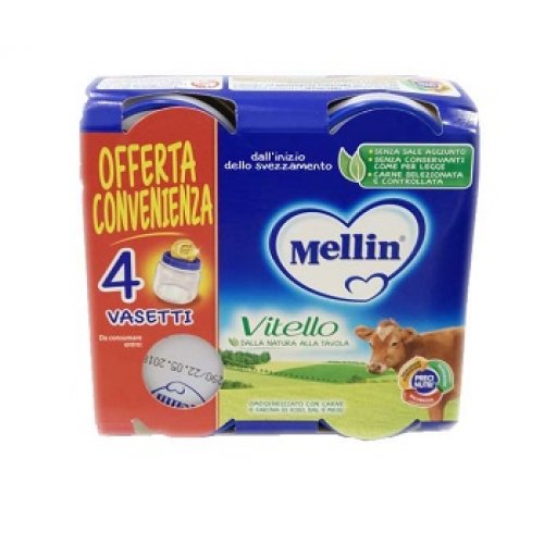 MELLIN-OMO.VITELLO 4X80G