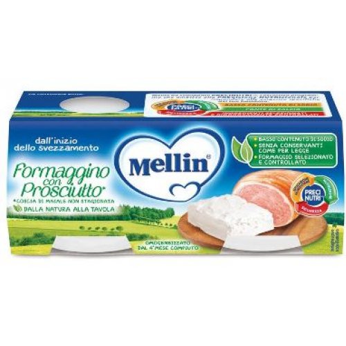 MELLIN-FORMAGGINO PROSCIUT 2X80G