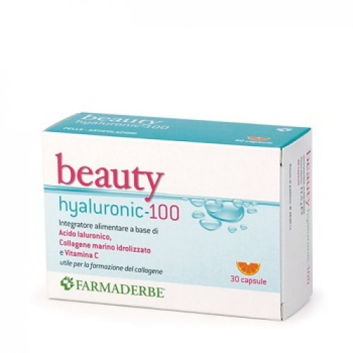 BEAUTY HYALURON 100 integratore di acido ialuronico 30 capsule