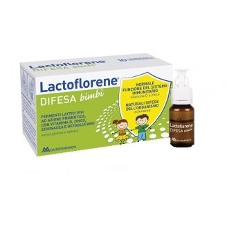 Lactoflorene Difesa Bimbi integratore sistema immunitario 10 flaconi prezzo promo