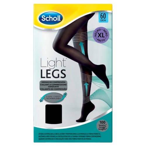 SCHOLL LIGHTLEGS60 DEN XL NERO