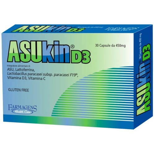ASUKIN D3 integratore per le difese immunitarie 30 capsule 450MG