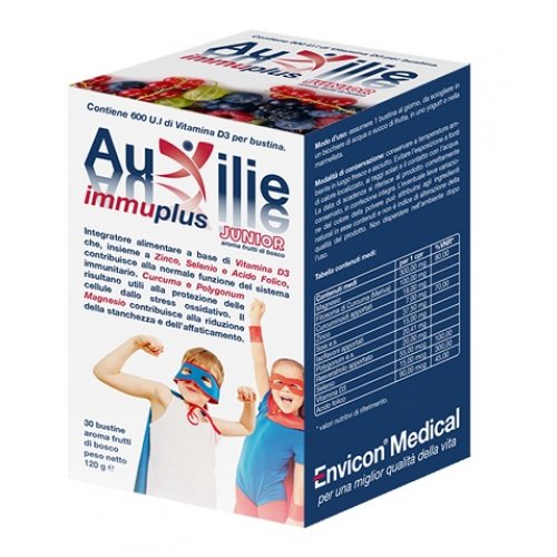 AUXILIE IMMUPLUS Junior integratore sistema immunitario 30 buste