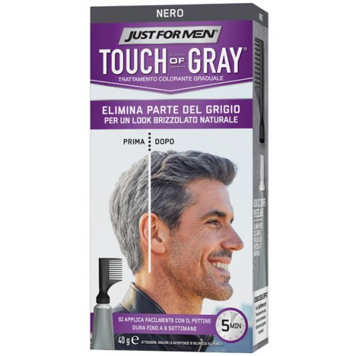 TOUCH OF GRAY Trattamento colorante graduale per capelli grigi Uomo