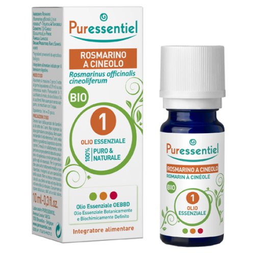PURESSENTIEL Rosmarino Cineolo olio essenziale BIO 10ML