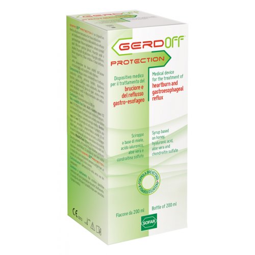 GERDOFF PROTECTION sciroppo per il reflusso gastrico 200ml