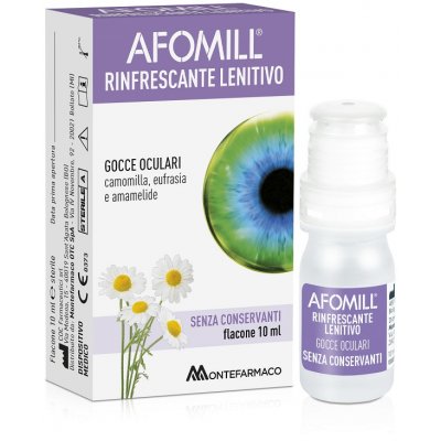 AFOMILL gocce oculari rinfrescanti lenitive senza conservanti flacone da 10ml