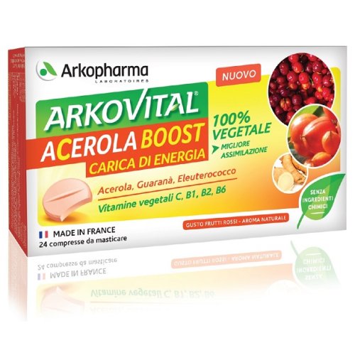 ARKOVITAL ACEROLA BOOST 24 COMPRESSE ARKOVITAL ACEROLA BOOST 24 COMPRESSE