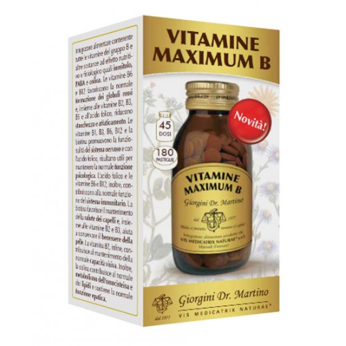 VITAMINE MAXIMUM B 180PAST GIORG