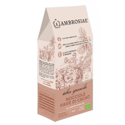 GRANOLA NOCCIOLA/FAVE CACAO 250G