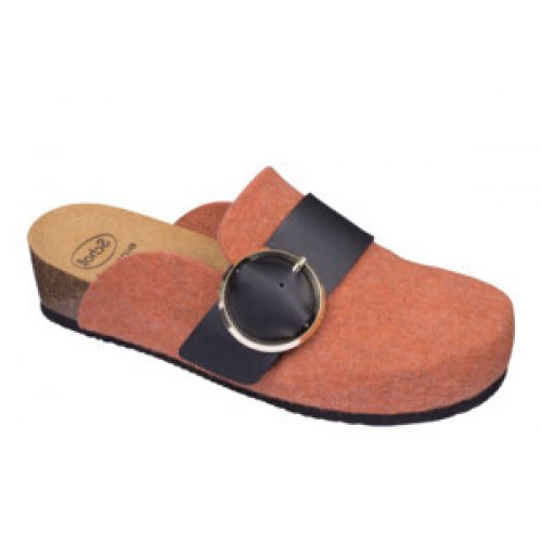 Amalfi clog felt+synt w oran36