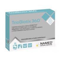 TRIOBIOTIX 360 integratore probiotici e prebiotici alto dosaggio 10 buste