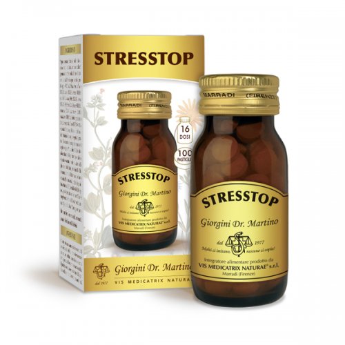 STRESSTOP rimedio naturale allo stress 100 Pastiglie 500mg