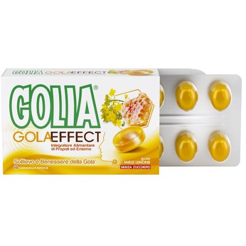 GOLIA GOLA EFFECT benessere della gola con erisimo e propoli 16 pezzi