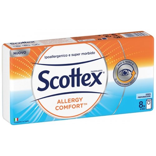 SCOTTEX ALLERGY COMFORT FAZZOLETTI 8 PEZZI