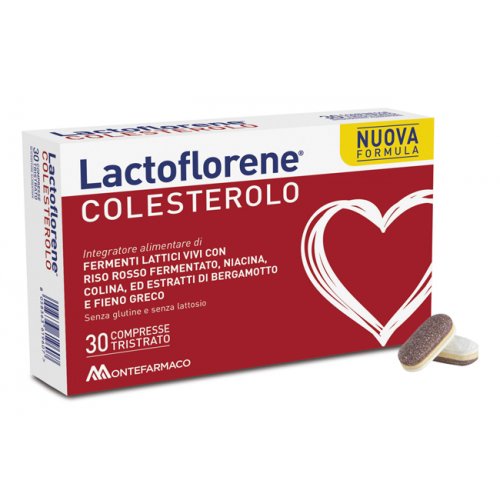 LACTOFLORENE Colesterolo integratore con monacolina e fermenti 30 compresse