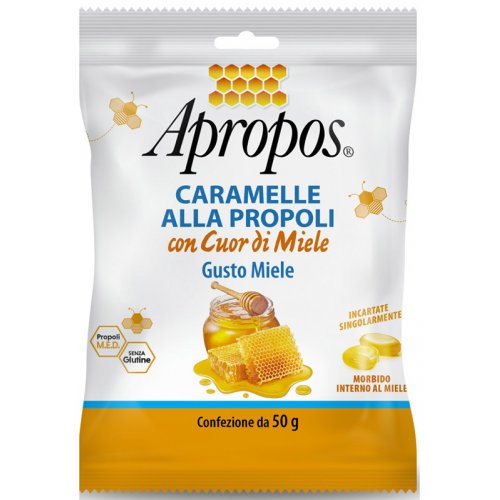 APROPOS CARAMELLE DURE MIELE CUOR DI MIELE 50 G