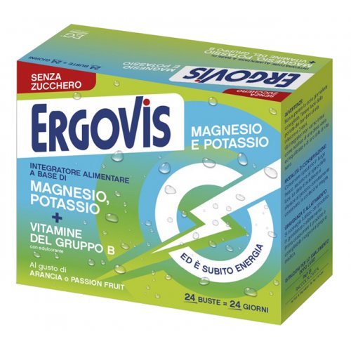 ERGOVIS MG+K VITAMINE B SENZA ZUCCHERO 24 BUSTINE