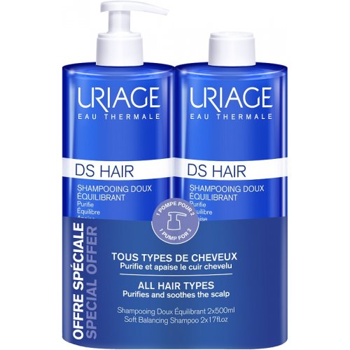 URIAGE PROMO BIPACK DS HAIR SHAMPOO DELICATO 500 ML 2 PEZZI