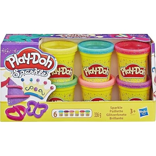HASBRO PLAY DOH 6 VASETTI BRILLANTI