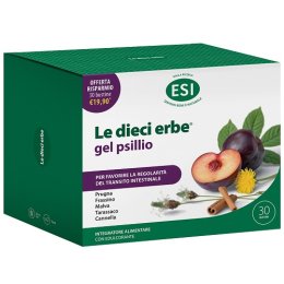 LE DIECI ERBE Gel Psillio regolarizza il transito intestinale 30 Buste