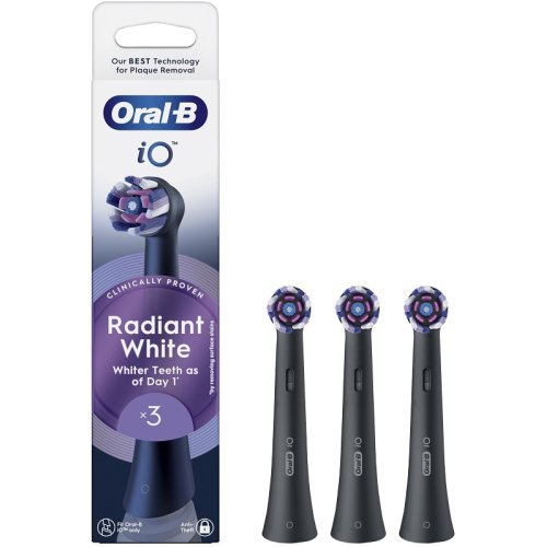 Oral-B iO Radiant White 3 Pezzi | Testine Sbiancanti 
