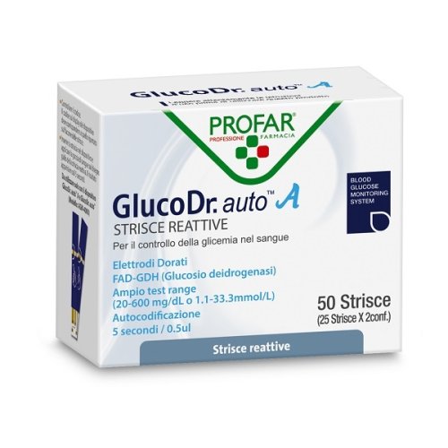GLUCO DR AUTO GLICEMIA 50 STRISCE PROFAR