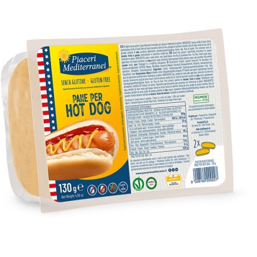 PIACERI MED.Pane Hot Dog 130g PIACERI MED.Pane Hot Dog 130g