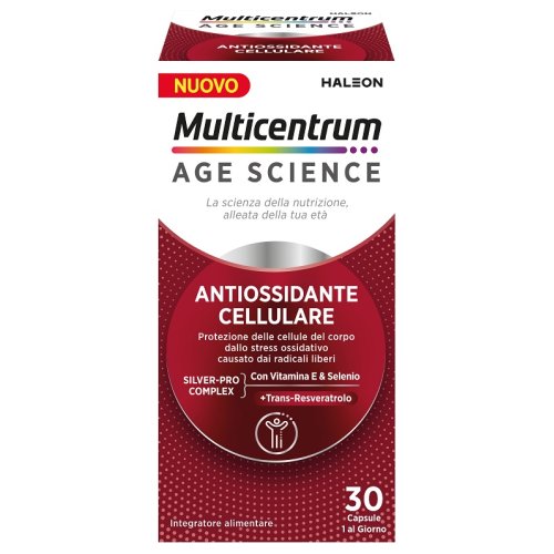 MULTICENTRUM AGE SCIENCE Antiossidante cellulare 30 capsule