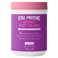 Vital Protein Beauty Advanced Collagen per il benessere di pelle unghie e capelli 315g Vital Protein Beauty Advanced Collagen per il benessere di pelle unghie e capelli 315g