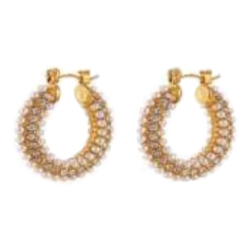 ATELIER FRATTINA 57 ORECCHINO CERCHIO ORO PERLE