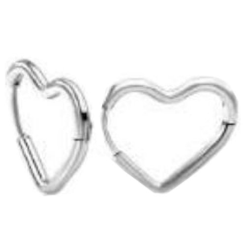 ATELIER FRATTINA 88 ORECCHINO CUORE ARGENTO