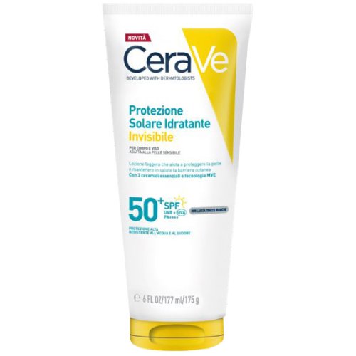 CeraVe Crema Solare SPF 50 Invisibile 177ml | Ceramidi | Farmacia Mascia