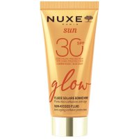 NUXE SUN Fluido Solare Viso 2026 SPF 30 Glow 40ml | Borsa mare omaggio
