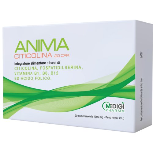 ANIMA CITICOLINA 20 Cpr 1300mg ANIMA CITICOLINA 20 Cpr 1300mg