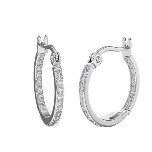 BJT406 ORECCHINI HOOP 20MM STAINLESS STEEL