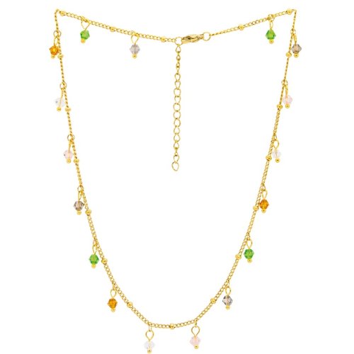 ATELIER FRATTINA 70 COLLANA ORO PIETRE COLORATE