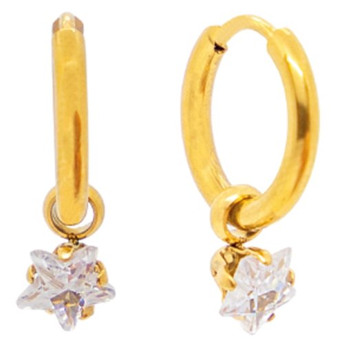 ATELIER FRATTINA 75 ORECCHINO CERCHIETTO PENDENTE STELLA