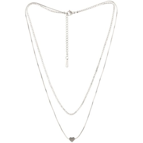 ATELIER 146 COLLANA DOPPIO FILO CUORICINO