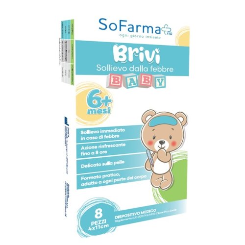 BRIVI  SOLLIEVO FEBBRE 8PZ SF+