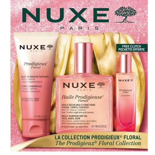 Nuxe Coffret Prodigieuse Collection Florale 2026 – Con Pochette