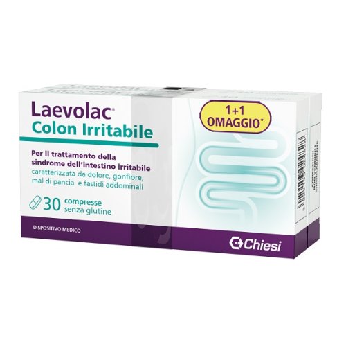 LAEVOLAC Colon Irritabile 30 Compresse Bipacco Senza Glutine | Farmacia Mascia